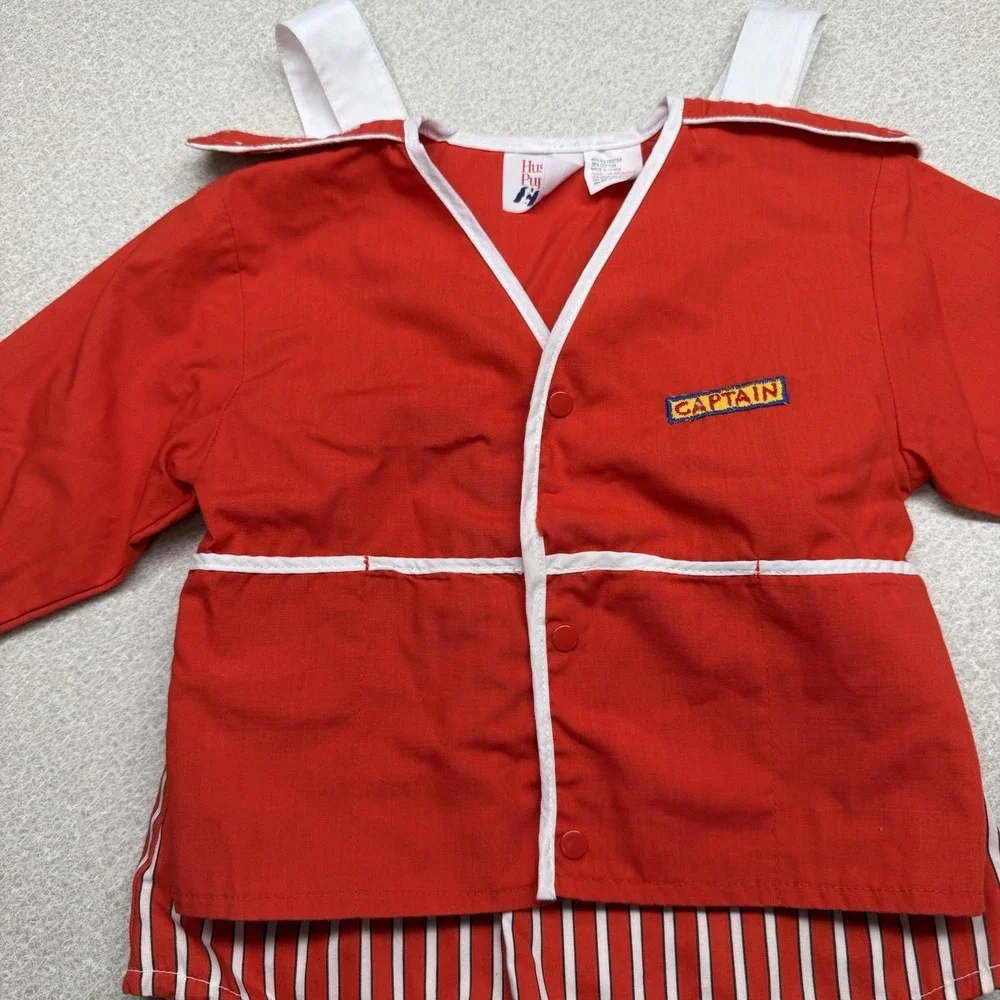 Vintage‎ Hush Puppies Childrenswear 18 Months Nautical Sailor Bubble Jacket Red